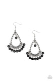 Positively Prismatic - Black Earrings - Paparazzi Accessories Earrings Bedazzle Me Pretty Mobile Fashion Boutique