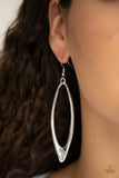 Positively Progressive - Silver Earrings - Paparazzi Accessories Earrings Bedazzle Me Pretty Mobile Fashion Boutique