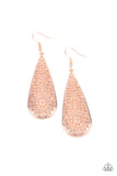 Posy Pasture - Rose Gold Earrings - Paparazzi Accessories Earrings Bedazzle Me Pretty Mobile Fashion Boutique