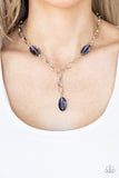 Power Up - Purple Necklace - Paparazzi Accessories Necklace Bedazzle Me Pretty Mobile Fashion Boutique