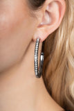 Powerhouse Precision - Black Earrings - Paparazzi Accessories Earrings Bedazzle Me Pretty Mobile Fashion Boutique
