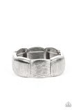 Prairie Block Party - Silver Bracelet - Paparazzi Accessories Bracelet Bedazzle Me Pretty Mobile Fashion Boutique