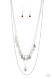 Prairie Dream - Brown Necklace - Paparazzi Accessories Necklace Bedazzle Me Pretty Mobile Fashion Boutique
