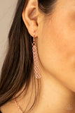 Prairie Fairytale - Copper Necklace - Paparazzi Accessories Necklace Bedazzle Me Pretty Mobile Fashion Boutique