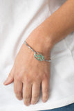 Prairie Paradise - Blue Bracelet - Paparazzi Accessories Bracelet Bedazzle Me Pretty Mobile Fashion Boutique