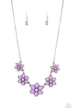 Prairie Party - Purple Necklace - Paparazzi Accessories Necklace FS-Bedazzle Me Pretty Mobile Fashion Boutique