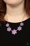 Prairie Party - Purple Necklace - Paparazzi Accessories Necklace FS-Bedazzle Me Pretty Mobile Fashion Boutique
