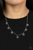 Prairie Perennial - Orange Necklace - Paparazzi Accessories Necklace Bedazzle Me Pretty Mobile Fashion Boutique