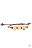 Prairie Persuasion - Orange Bracelet - Paparazzi Accessories Bracelet Bedazzle Me Pretty Mobile Fashion Boutique