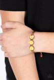 Prairie Persuasion - Orange Bracelet - Paparazzi Accessories Bracelet Bedazzle Me Pretty Mobile Fashion Boutique