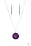 Prairie Picnic - Purple Necklace - Paparazzi Accessories Necklace Bedazzle Me Pretty Mobile Fashion Boutique