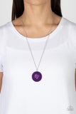 Prairie Picnic - Purple Necklace - Paparazzi Accessories Necklace Bedazzle Me Pretty Mobile Fashion Boutique