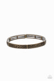 Precisely Petite - Brass Bracelet - Paparazzi Accessories Bracelet Bedazzle Me Pretty Mobile Fashion Boutique