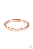 Precisely Petite - Copper Bracelet - Paparazzi Accessories Bracelet Bedazzle Me Pretty Mobile Fashion Boutique