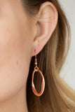 Prehistoric Heirloom - Copper Necklace - Paparazzi Accessories Necklace Bedazzle Me Pretty Mobile Fashion Boutique