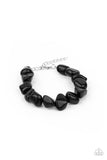 Prehistoric Paradise - Black Bracelet - Paparazzi Accessories Bracelet Bedazzle Me Pretty Mobile Fashion Boutique