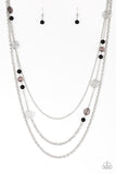 Pretty Pop-tastic! - Black Necklace - Paparazzi Accessories Necklace Bedazzle Me Pretty Mobile Fashion Boutique
