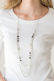 Pretty Pop-tastic! - Black Necklace - Paparazzi Accessories Necklace Bedazzle Me Pretty Mobile Fashion Boutique