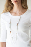 Pretty Pop-tastic! - Brown Necklace - Paparazzi Accessories Necklace Bedazzle Me Pretty Mobile Fashion Boutique