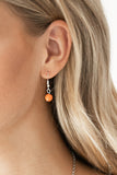 Pretty Pop-tastic! - Orange Necklace - Paparazzi Accessories Necklace Bedazzle Me Pretty Mobile Fashion Boutique