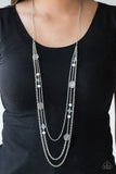 Pretty Pop-tastic! - White Necklace - Paparazzi Accessories Necklace Bedazzle Me Pretty Mobile Fashion Boutique