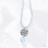Priceless Plan - Blue Necklace - Paparazzi Accessories Necklace Bedazzle Me Pretty Mobile Fashion Boutique