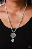 Priceless Plan - Blue Necklace - Paparazzi Accessories Necklace Bedazzle Me Pretty Mobile Fashion Boutique