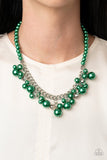 Prim and POLISHED - Green Necklace - Paparazzi Accessories Necklace Bedazzle Me Pretty Mobile Fashion Boutique
