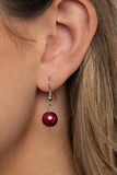 Prim and POLISHED - Red Necklace - Paparazzi Accessories Necklace Bedazzle Me Pretty Mobile Fashion Boutique
