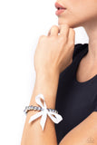 Prim and Pretty - Silver Bracelet - Paparazzi Accessories Bracelet Bedazzle Me Pretty Mobile Fashion Boutique