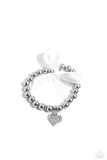 Prim and Pretty - Silver Bracelet - Paparazzi Accessories Bracelet Bedazzle Me Pretty Mobile Fashion Boutique