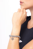 Prim and Pretty - Silver Bracelet - Paparazzi Accessories Bracelet Bedazzle Me Pretty Mobile Fashion Boutique