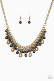 PRIMAL Donna - Brass Necklace - Paparazzi Accessories Necklace Bedazzle Me Pretty Mobile Fashion Boutique