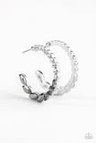 Prime Time Princess - Silver Earrings - Paparazzi Accessories Earrings Bedazzle Me Pretty Mobile Fashion Boutique