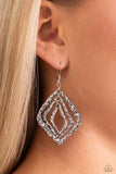 Primitive Performance - Silver Earrings - Paparazzi Accessories Earrings Bedazzle Me Pretty Mobile Fashion Boutique