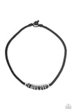 Primitive Prize - Black Necklace - Paparazzi Accessories Necklace Bedazzle Me Pretty Mobile Fashion Boutique