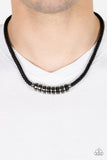 Primitive Prize - Black Necklace - Paparazzi Accessories Necklace Bedazzle Me Pretty Mobile Fashion Boutique