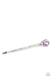 Princess Precision - Purple Hair Clip - Paparazzi Accessories Hair Clip Bedazzle Me Pretty Mobile Fashion Boutique