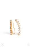 PRISMATIC and Proper - Gold Post Earrings - Paparazzi Accessories Post Earrings Bedazzle Me Pretty Mobile Fashion Boutique
