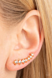 PRISMATIC and Proper - Gold Post Earrings - Paparazzi Accessories Post Earrings Bedazzle Me Pretty Mobile Fashion Boutique