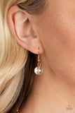 Prismatic Magic - Gold Necklace - Paparazzi Accessories Necklace Bedazzle Me Pretty Mobile Fashion Boutique