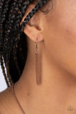 Prismatic Passion - Copper Necklace - Paparazzi Accessories Necklace FS-Bedazzle Me Pretty Mobile Fashion Boutique
