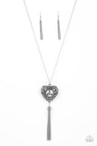 Prismatic Passion - Green Necklace - Paparazzi Accessories Necklace Bedazzle Me Pretty Mobile Fashion Boutique
