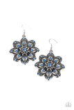Prismatic Perennial - Blue Earrings - Paparazzi Accessories Earrings Bedazzle Me Pretty Mobile Fashion Boutique