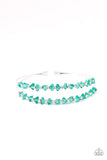Prismatic Posh - Green Bracelet - Paparazzi Accessories Bracelet Bedazzle Me Pretty Mobile Fashion Boutique