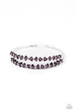 Prismatic Posh - Purple Bracelet - Paparazzi Accessories Bracelet Bedazzle Me Pretty Mobile Fashion Boutique