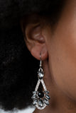 Prismatic Presence - Black Earrings - Paparazzi Accessories Earrings Bedazzle Me Pretty Mobile Fashion Boutique