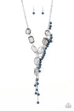 Prismatic Princess - Blue Necklace - Paparazzi Accessories Necklace Bedazzle Me Pretty Mobile Fashion Boutique