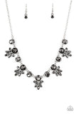 Prismatic Proposal - Silver Necklace - Paparazzi Accessories Necklace Bedazzle Me Pretty Mobile Fashion Boutique