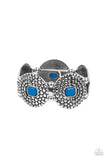 Prismatic Prowl - Blue Bracelet - Paparazzi Accessories Bracelet Bedazzle Me Pretty Mobile Fashion Boutique